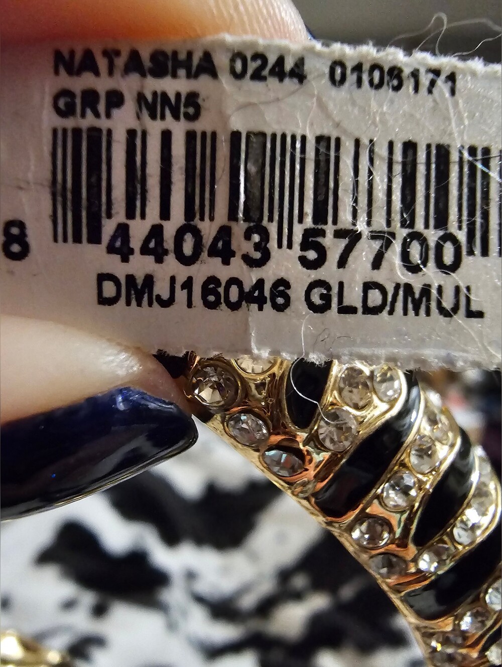 NWT Tiger Statement Jewelry Set Natasha Necklace & Bracelet Anna & Ava Ring Sz 8 - Picture 16 of 16